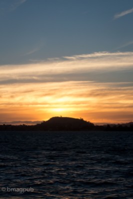 Mt Wellington Sunset
